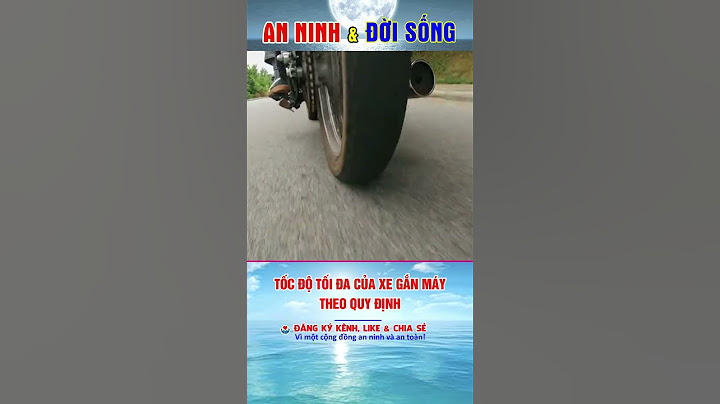 Tốc Độ Tối Đa Của Xe Gắn Máy Theo Quy Định