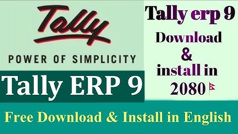 How To Download & Install Tally ERP 9 in Windows 10