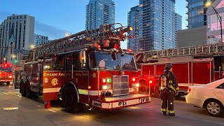Chicago fire deptfire in high rise residential