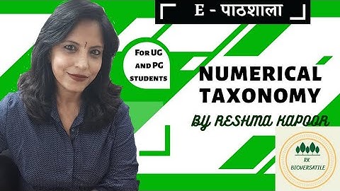 Numerical Taxonomy for PG students