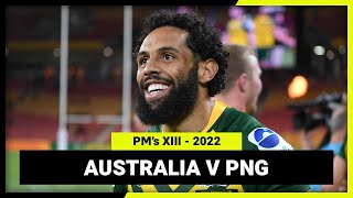 Australian PM's XIII v Papua New Guinea PM's XIII | International Match Replay | 2022 screenshot 4