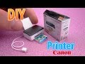 DIY Realistic Miniature Printer | DollHouse | No Polymer Clay!