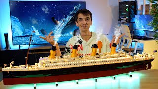 700+ Led ve Buhar Modifiyeli Lego Titanic Modeli Yaptım!