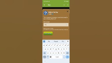 Zoo game Riddle of the day today 29 December