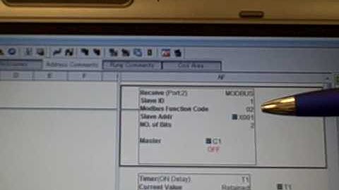 Modbus communication between PLCs -- reading two bits
