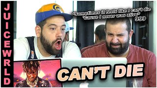 A TRIBUTE TO HIS BELOVED ONES!! Juice WRLD - Can't Die (Official Audio) *REACTION!!
