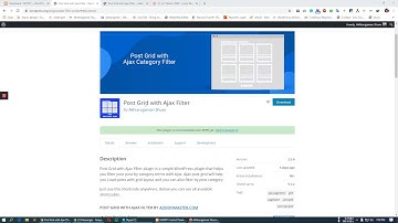 WordPress Post Grid with Ajax filter