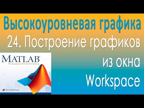 Высокоуровневая графика. Построение графиков из окна Workspace. Урок 24