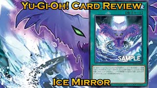 Yu-Gi-Oh Ice Mirror Card Review Animation Chronicle 2021 - Witchcrafter Support