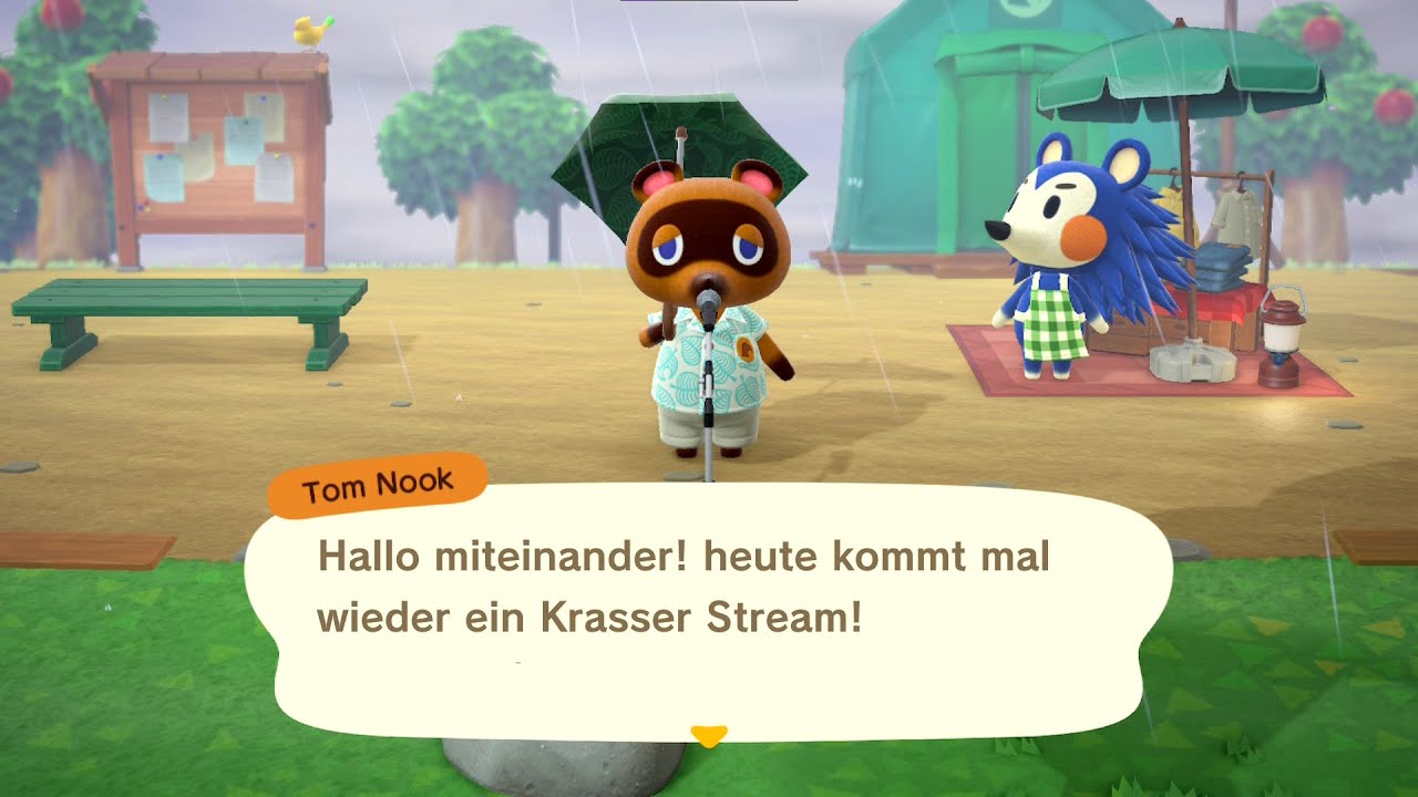 Animal Crossing New Horizons Sachen Aufheben