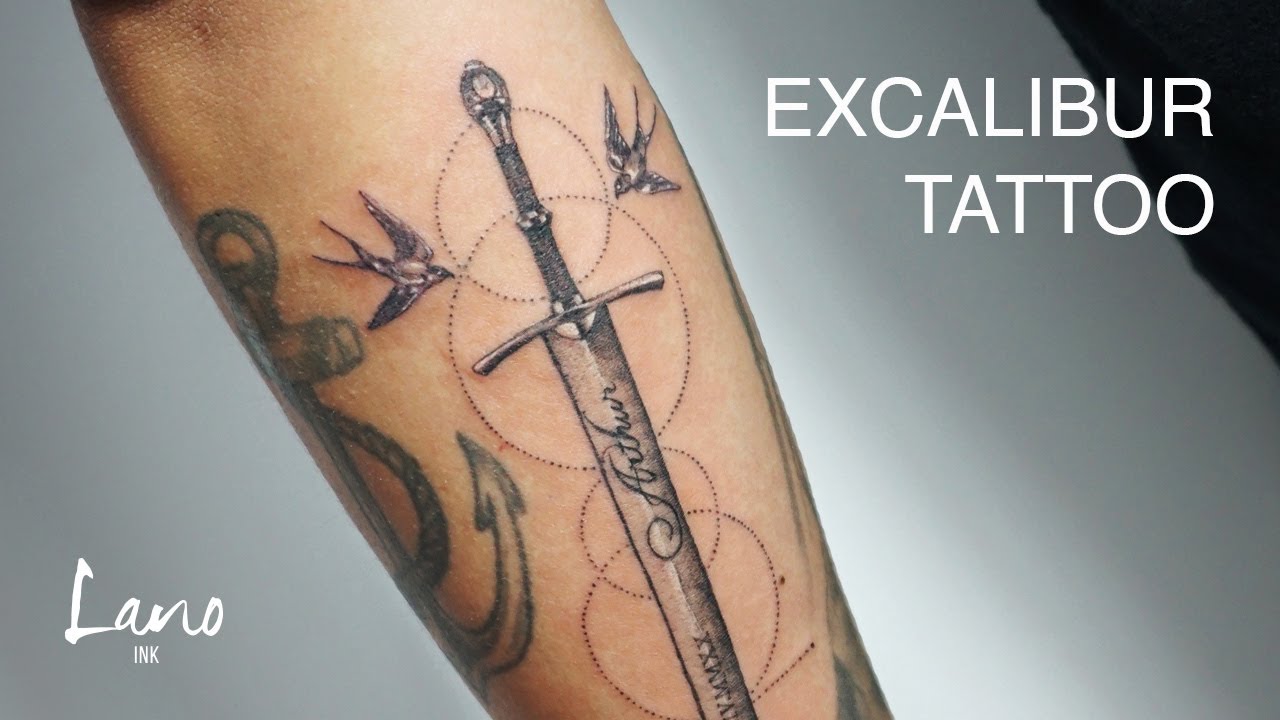 Excalibur  swordtattoo excalibur  Tommy GTN Tattoo  Facebook