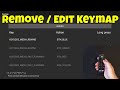 Remove  edit keymap on the stbemu  color button