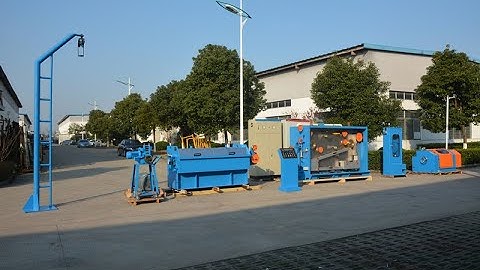 Copper Wire Drawing Machine with Annealer and Wire Spooling Machine Model: 17DC+270T