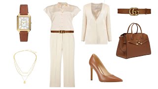 Beige Classy outfit ideas