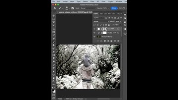 Creating snow winter effect - Short Photoshop Tutorial