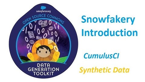 Snowfakery Salesforce CumulusCI 1.0 Demo for Sandbox