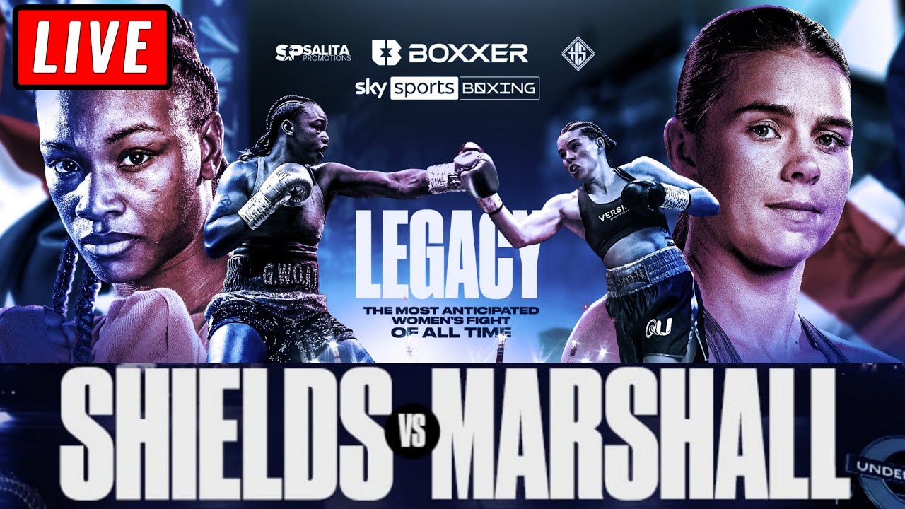🔴 CLARESSA SHIELDS vs SAVANNAH MARSHALL Live Stream - Boxing Reactions Watch Along