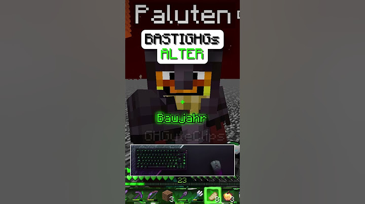 SO ALT ist BASTIGHG...