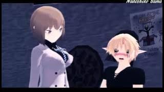 [MMD X FNAF] I kissed a Girl and I like it