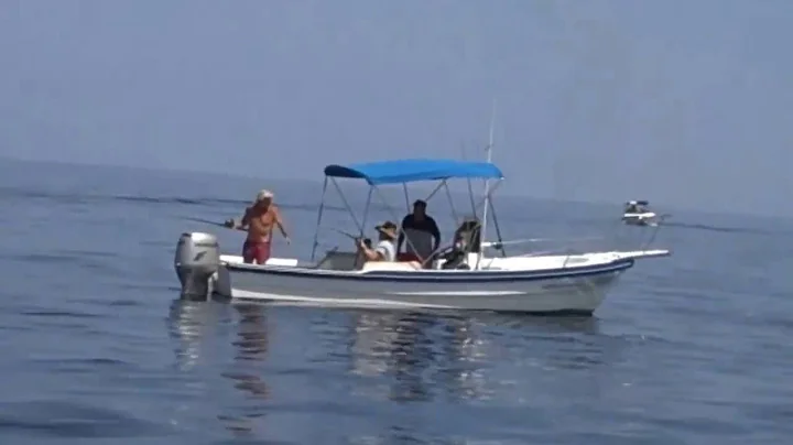 Actor Rick Kasper fishes with Tailhunter for Big Y...