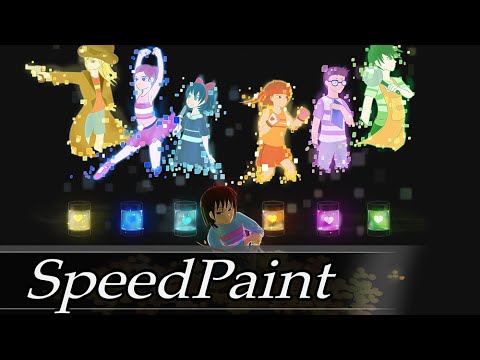 Undertale Speedpaint Human Souls Youtube