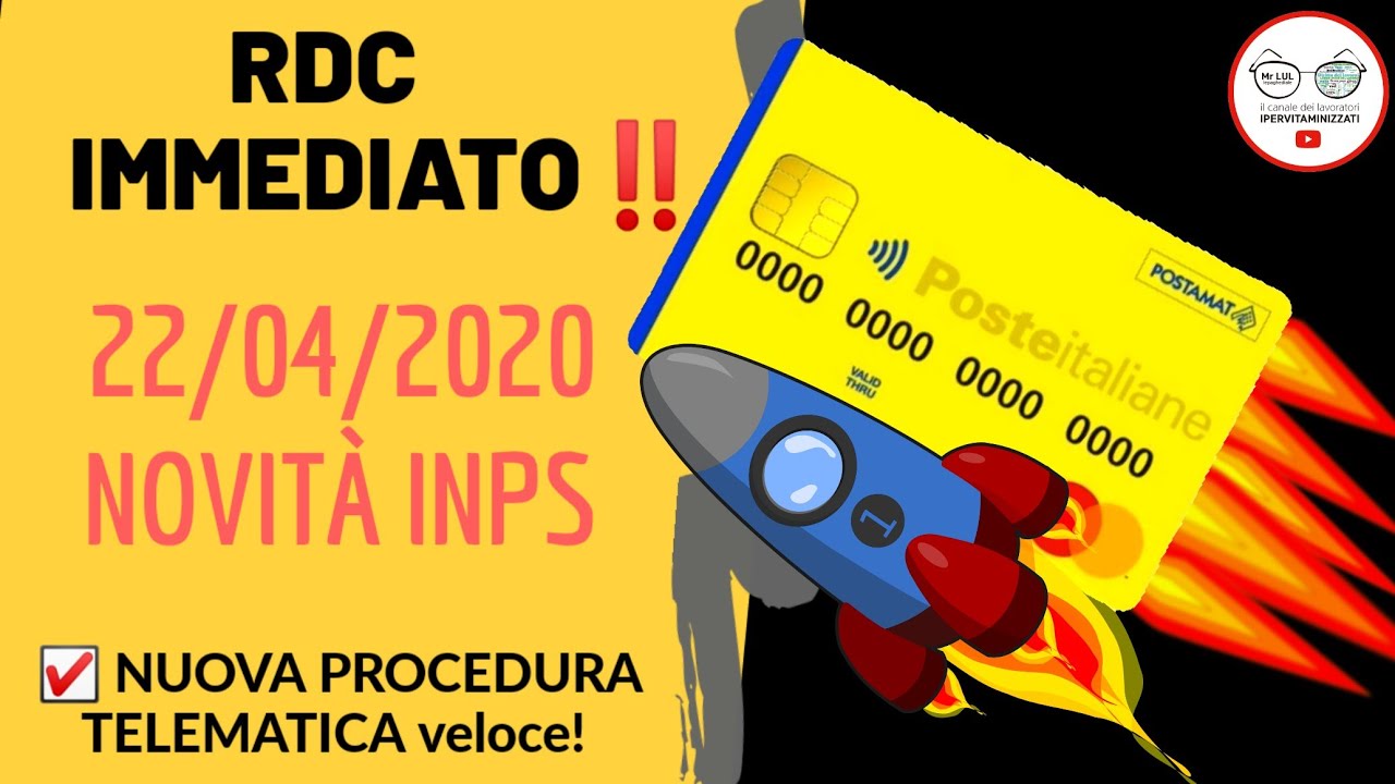 Novit REDDITO DI CITTADINANZA NUOVA PROCEDURA TELEMATICA 2020 