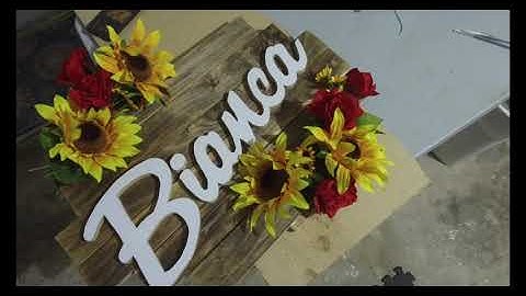 How To Make A Name Wood Sign With Scroll Saw For Nursery