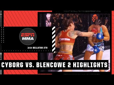 Belator 279 Highlights: Cris Cyborg vs. Arlene Blencowe 2 | ESPN MMA
