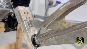 Mud-Skipper Feather Lite R (Reverse) prototype surface drive mud motor with 15hp 459cc engine