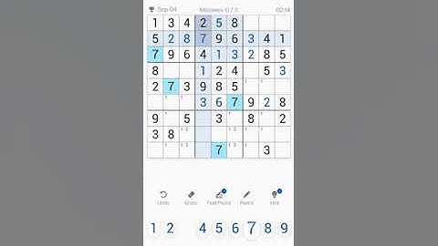 Sudoku Daily Challenge : 04/09/2021 Difficulty level : Hard