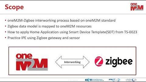 oneM2M Tutorial 12/14 : Interworking with Zigbee
