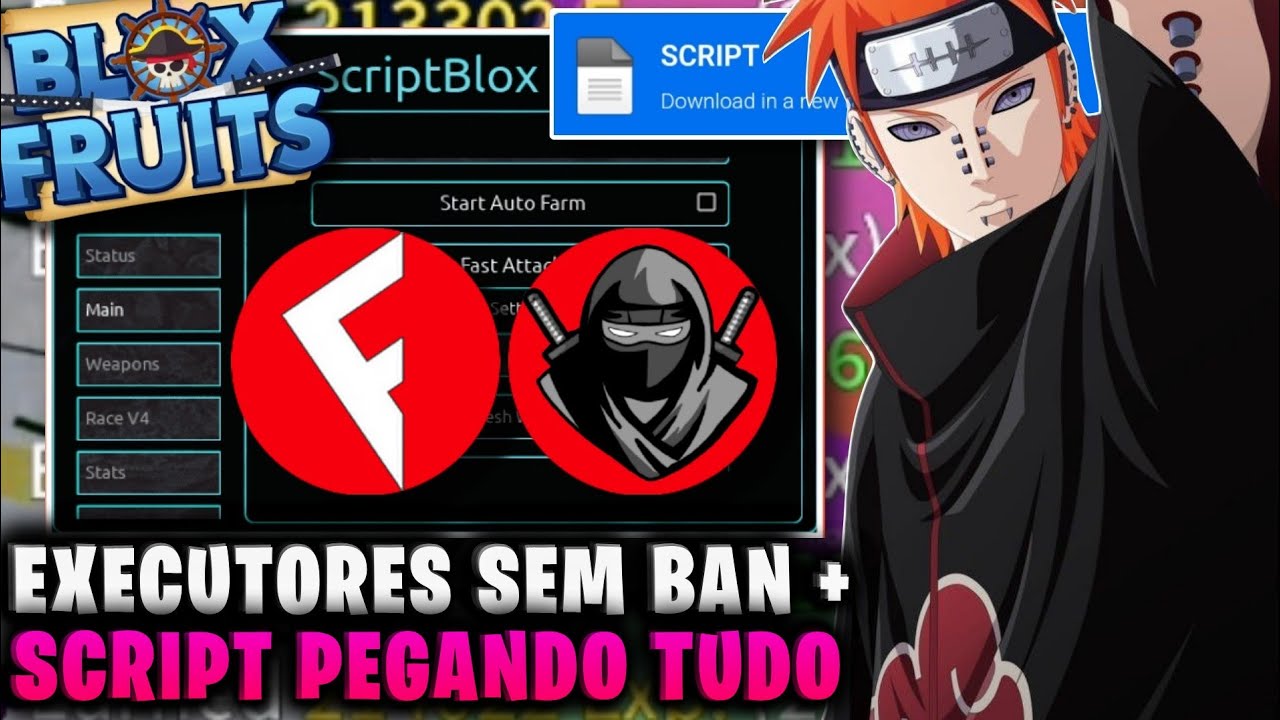 NOVA ATUALIZAÇÃO! 🔱 EXECUTOR e SCRIPT Atualizado BLOX FRUITS (CELULAR e  PC) Auto Farm Pegando Tudo 