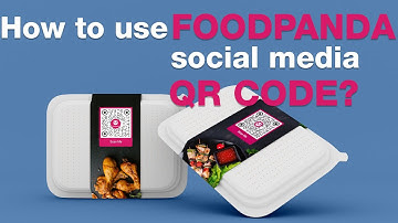 Get more sales out of your deliveries with a Food panda Social media QR Code | Foodpanda marketing