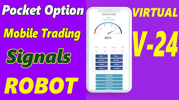 Pocket Option Mobile Trading Signals Robot | Virtual Robot V-24 Pro Mobile App