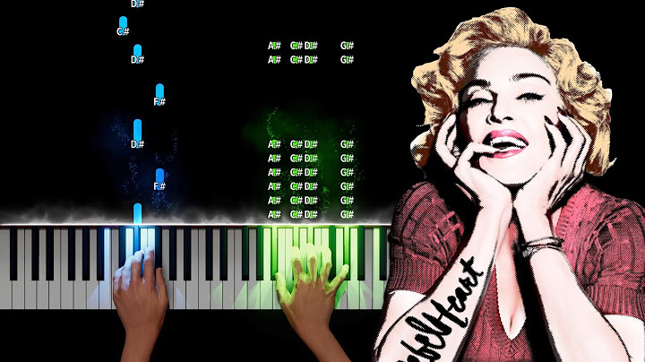 Vogue Piano version - Piano performance video thumbnail