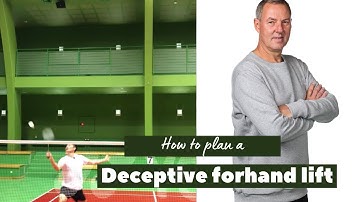 How to play a forehand deceptive lift | Badminton tutorial | Basic Feather