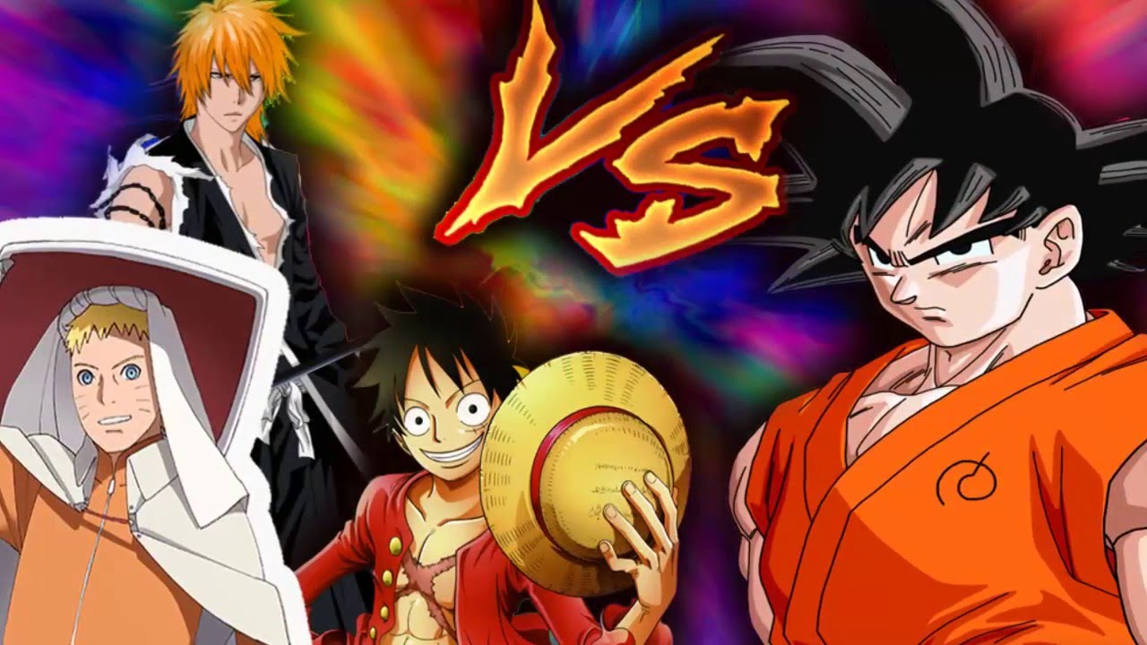 Goku Vs Naruto Luffy Ichigo Natsu Animation