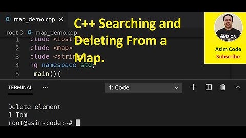 C++ Searching and Deleting From a Map