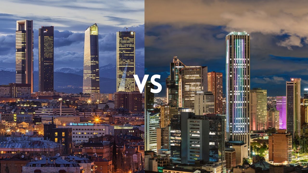 Ciudades españolas VS Ciudades colombianas