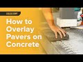 How to Install Patio Pavers Over an Existing Concrete Slab