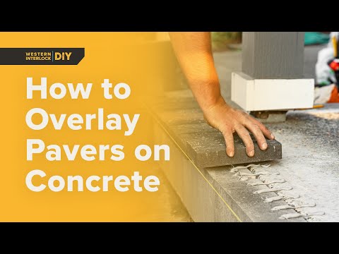 How to Install Patio Pavers Over an Existing Concrete Slab