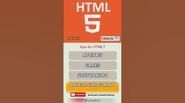 🖥️ Apa itu HTML? #shorts #kuis #trivia
