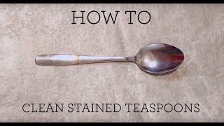 How To Clean Stained Metal Teaspoon | Good Housekeeping UK Resimi