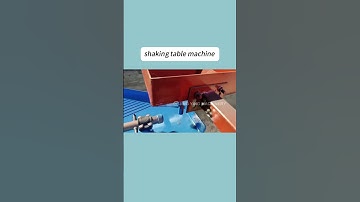 The shaking table machine working site in gold mining processing #shaking #table #gold #jycrusher