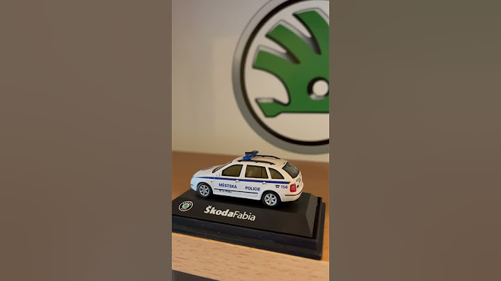 Skoda Fabia combi Městská Policie Abrex 1:72