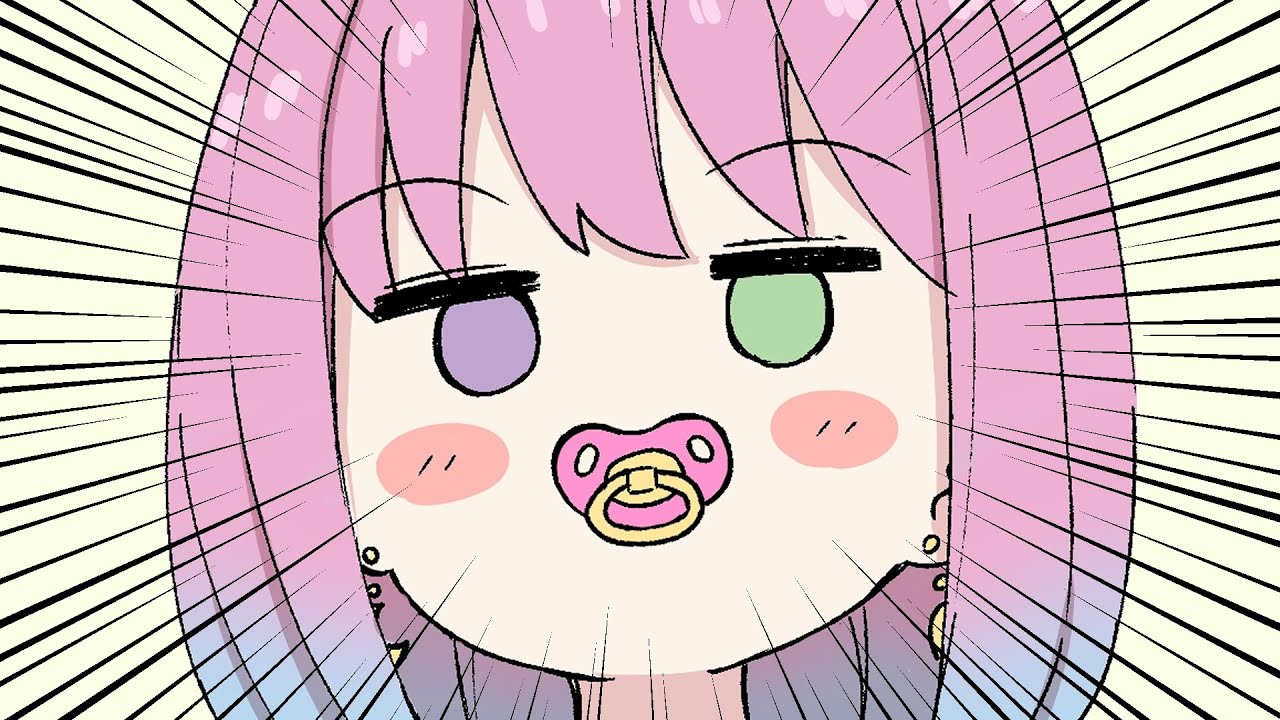 【手描き】イヤイヤ期なルーナ姫【姫森ルーナ】