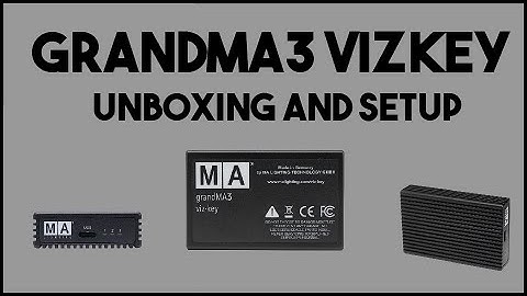 MA3 Vizkey Unboxing and Setup