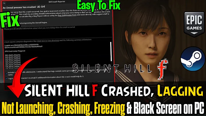 How to Fix SILENT HILL SHf Crash Reporter | Unreal Engine GPU Crash Dump, Crashing on PC ✅