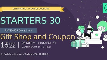 Gift Shop and Coupon Problem Code: GFTSHP | CodeChef Starters 30 | complete Problem Solution C++