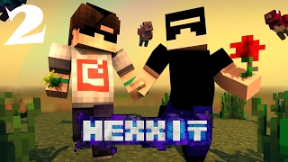 Minecraft: HEXXIT #2  SONUNDA EVİ YAPIYORUZ!